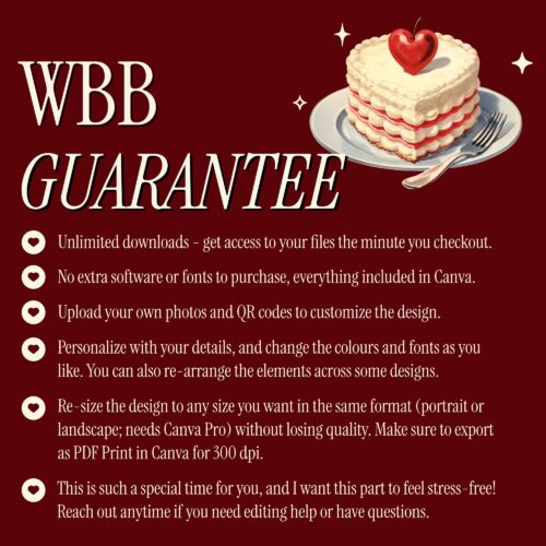 WeddingBinderBiz Guarantee